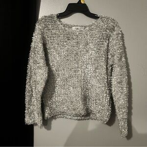 Elegant Silver Women's Sweater